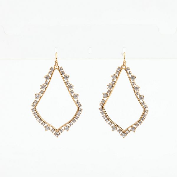 crystal drop dangles with earring cartons in vintage gold & silver 
crystal drop dangles with earring cartons in vintage gold & silver