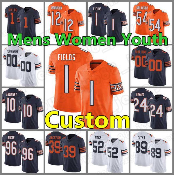 2024 1 justin fields custom 52 khalil mack football marquise goodwin women bear allen robinson ii cole kmet youth mike ''nfl', Black;red
2024 1 justin fields custom 52 khalil mack football marquise goodwin women bear allen robinson ii cole kmet youth mike ''nfl', Black;red