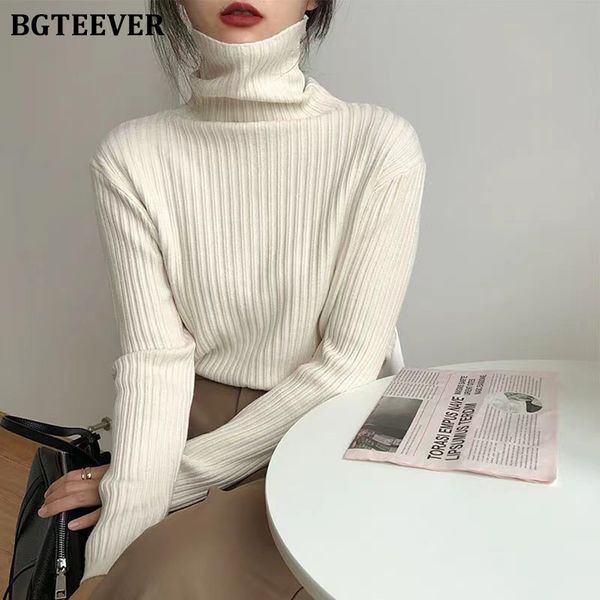 stylish loose turtleneck women sweater autumn winter ladies knitwear full sleeve female thicken knitted pullovers, White;black
stylish loose turtleneck women sweater autumn winter ladies knitwear full sleeve female thicken knitted pullovers, White;black