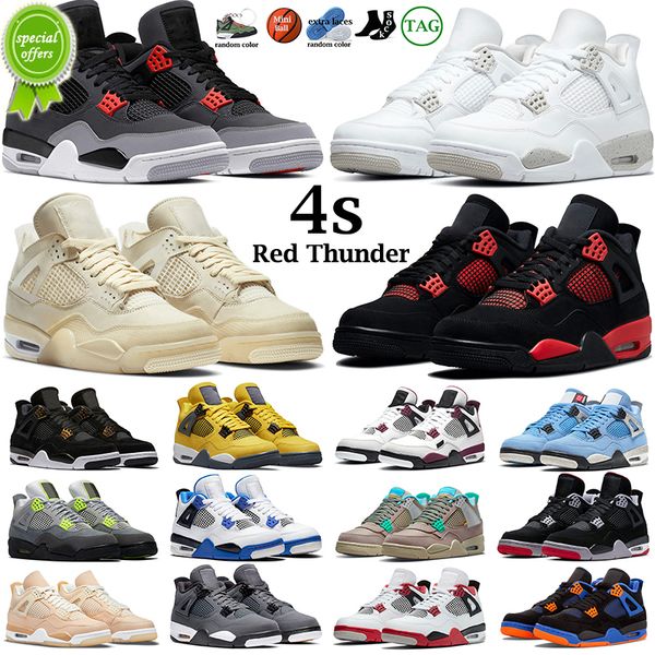 2023 4 4s jumpman basketball shoes for men women black cat red thunder infrared sail cool grey white oreo pure money motorsports what the ro
2023 4 4s jumpman basketball shoes for men women black cat red thunder infrared sail cool grey white oreo pure money motorsports what the ro