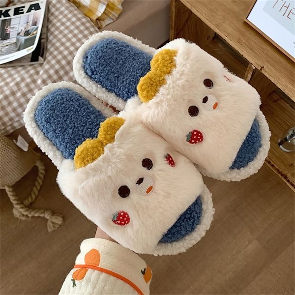 cute couple fashion cartoon pattern bear autumn and winter nonslip warm indoor fluffy slippers home shoe 220725, Black
cute couple fashion cartoon pattern bear autumn and winter nonslip warm indoor fluffy slippers home shoe 220725, Black