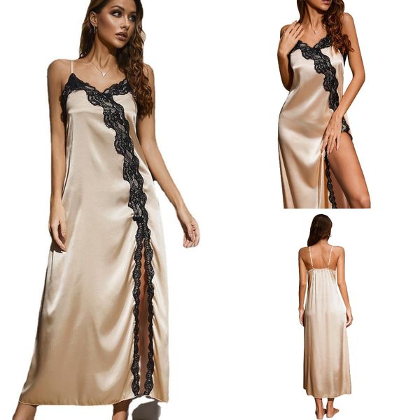 in stock xl women lingerie pajamas sets sleepwear summer womens nightwear nightdress split lace suspenders imitation silk pajamas home cloth
in stock xl women lingerie pajamas sets sleepwear summer womens nightwear nightdress split lace suspenders imitation silk pajamas home cloth