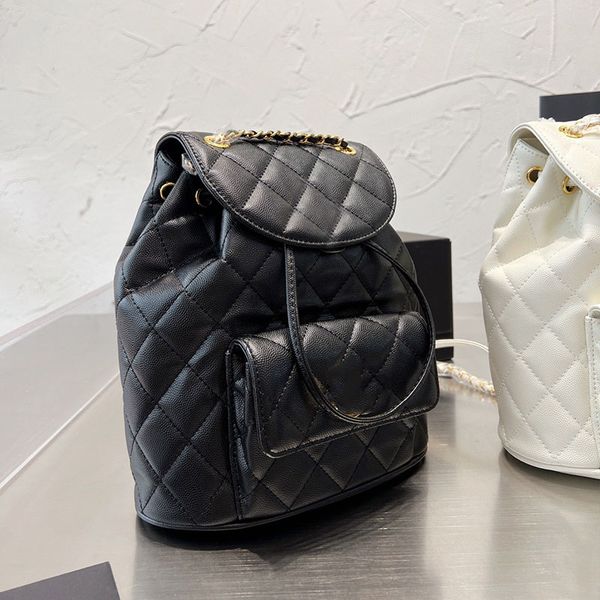 womens black white caviar/lambskin backpack bags large capacity sacoche bucket handbags 22x27cm
womens black white caviar/lambskin backpack bags large capacity sacoche bucket handbags 22x27cm