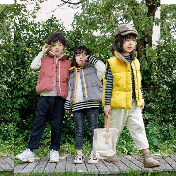thicker warm keep boys girls vest big size heavy thick down vests for children 2-8 year children birthday present clothing j220718, Blue;gray
thicker warm keep boys girls vest big size heavy thick down vests for children 2-8 year children birthday present clothing j220718, Blue;gray