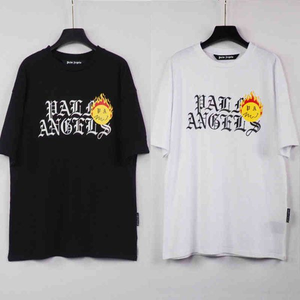 trend men t shirt plamangels chao brand drop shoulder sleeve shirts real correct version casual smiley face letter print short, White;black
trend men t shirt plamangels chao brand drop shoulder sleeve shirts real correct version casual smiley face letter print short, White;black