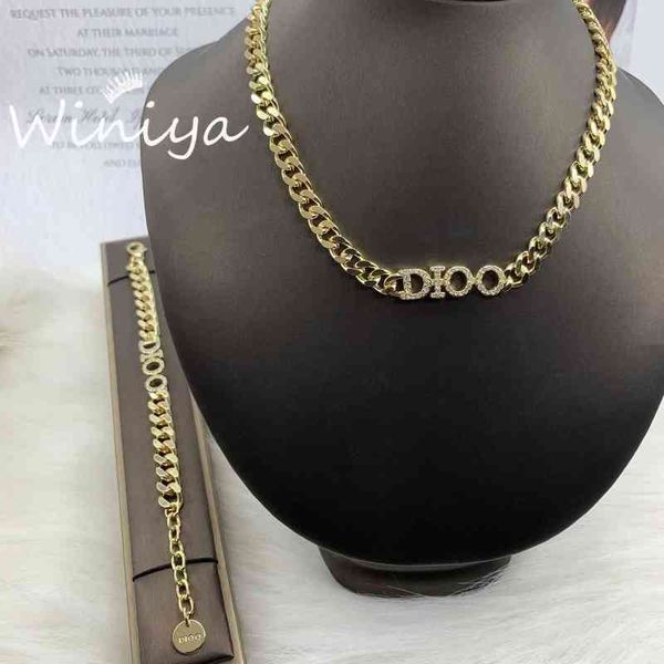 factory outlet necklace new letter diamond inlaid golden yellow personalized neck chain bracelet windnet red same jewelry, Silver
factory outlet necklace new letter diamond inlaid golden yellow personalized neck chain bracelet windnet red same jewelry, Silver
