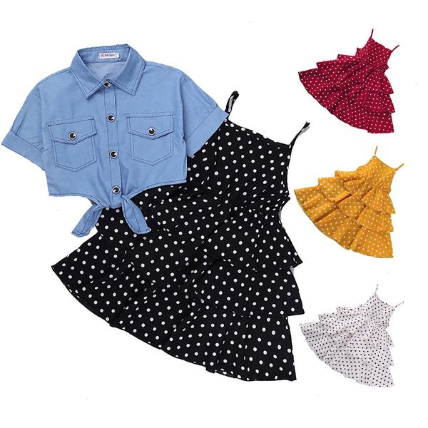 summer girls dress kids clothing baby denim casual teenager children clothes outfit 4 8 10 12 years, Red;yellow
summer girls dress kids clothing baby denim casual teenager children clothes outfit 4 8 10 12 years, Red;yellow