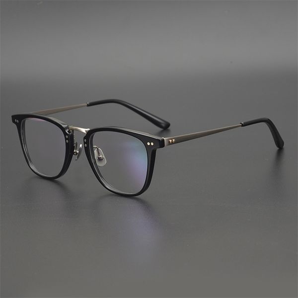 50% off factory outlet sale handmade wide face glasses men's pure titanium personality square thick frame large face full frame plate t, White;black
50% off factory outlet sale handmade wide face glasses men's pure titanium personality square thick frame large face full frame plate t, White;black