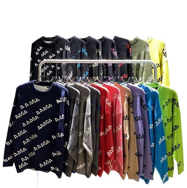2021 fashion paris autumn warm men's sweater designer senior sweaters loose and comfortable soft long men women couples with, White;black
2021 fashion paris autumn warm men's sweater designer senior sweaters loose and comfortable soft long men women couples with, White;black