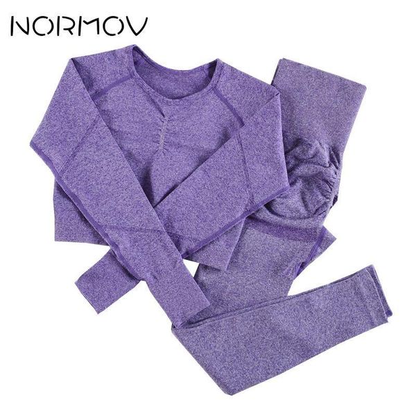 normov 2 pieces women yoga sets seamless gym long sleeve shirts/bra+high waist leggings shorts sports female clothing 220325, Gray
normov 2 pieces women yoga sets seamless gym long sleeve shirts/bra+high waist leggings shorts sports female clothing 220325, Gray