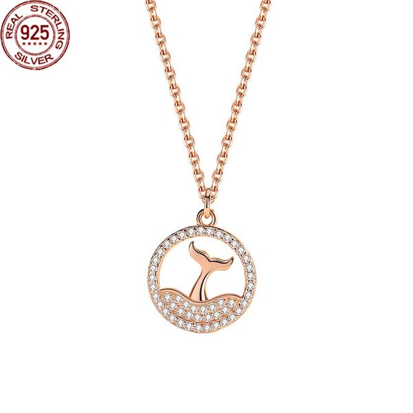 new mermaid necklace women s 925 sterling silver temperament high sense collarbone chain rose gold micro set pendant party trendy statement
new mermaid necklace women s 925 sterling silver temperament high sense collarbone chain rose gold micro set pendant party trendy statement
