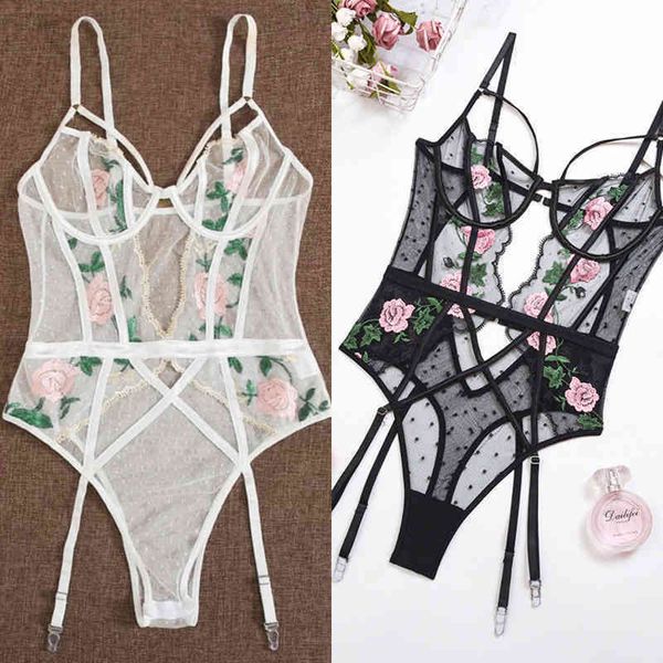 nxy set new floral embroidered mesh garter teddy bodysuit women lace underwire lingerie erotic sleepwear underwear 0216, Red;black
nxy set new floral embroidered mesh garter teddy bodysuit women lace underwire lingerie erotic sleepwear underwear 0216, Red;black