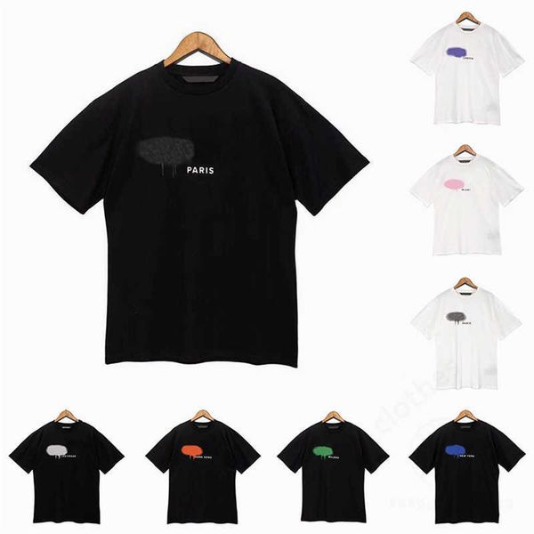 22ss tees mens women summer trends t shirt palms tshirts letter print round neck short sleeve black white fashion man t-shirts, White;black
22ss tees mens women summer trends t shirt palms tshirts letter print round neck short sleeve black white fashion man t-shirts, White;black