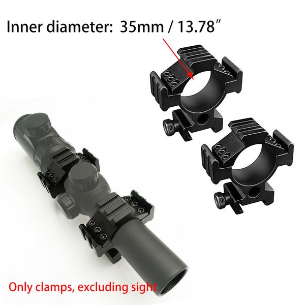 2pcs diameter 35mm optics sight scope mount clamp ring adaptor base aluminum large clip for sun rifle rail
2pcs diameter 35mm optics sight scope mount clamp ring adaptor base aluminum large clip for sun rifle rail