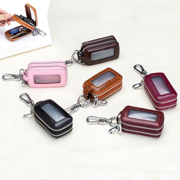genuine leather key wallet men women car key bag multi function fashion double pocket zipper mini wallet keychain, Red;blue
genuine leather key wallet men women car key bag multi function fashion double pocket zipper mini wallet keychain, Red;blue