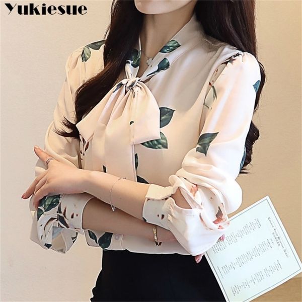 fashion long sleeve chiffon women blouse shirt casual bow printed women blusa feminina shirt women ol blouses plus size 210412, White
fashion long sleeve chiffon women blouse shirt casual bow printed women blusa feminina shirt women ol blouses plus size 210412, White