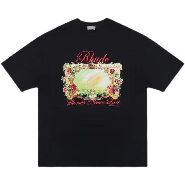 men's t-shirts european and american street fashion brand rhude t-shirt floral printed men women's casual casual cotton matching c, White;black
men's t-shirts european and american street fashion brand rhude t-shirt floral printed men women's casual casual cotton matching c, White;black