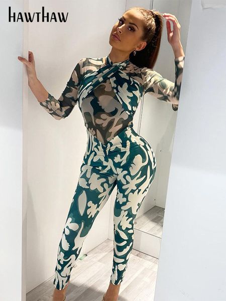 hawthaw women long sleeve mesh see through printed bodycon green jumpsuit overalls 2022 spring autumn clothes wholesale items, Black;white
hawthaw women long sleeve mesh see through printed bodycon green jumpsuit overalls 2022 spring autumn clothes wholesale items, Black;white