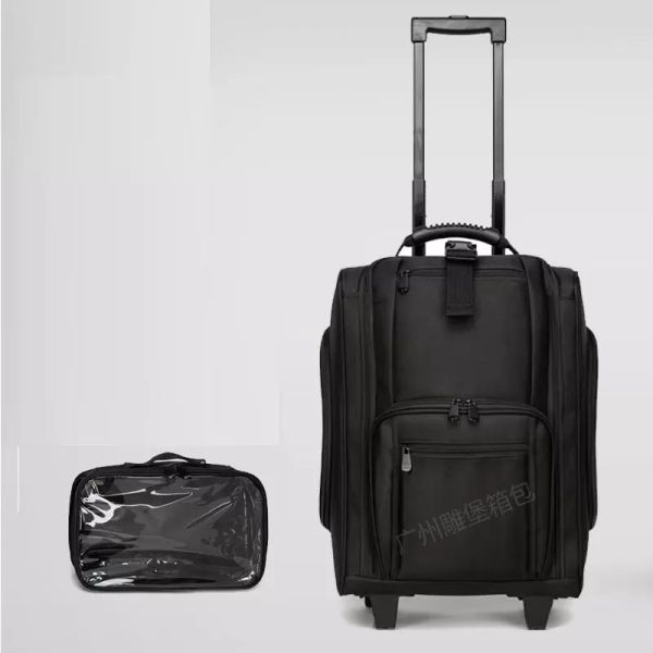 suitcases professional cosmetic luggage trolley nylon stitching toolbox oxford cloth beauty salon with transparent bag
suitcases professional cosmetic luggage trolley nylon stitching toolbox oxford cloth beauty salon with transparent bag