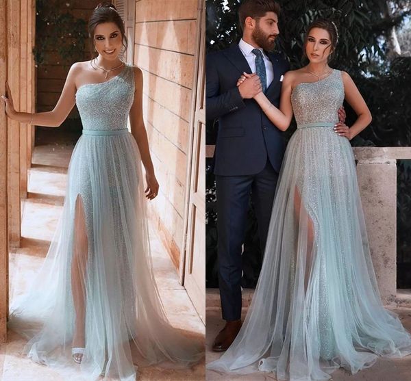 sky blue one shoulder sequine prom dress 2022 split formal evening party gown arabic floor length robe soiree vestidos de fiesta, Black
sky blue one shoulder sequine prom dress 2022 split formal evening party gown arabic floor length robe soiree vestidos de fiesta, Black