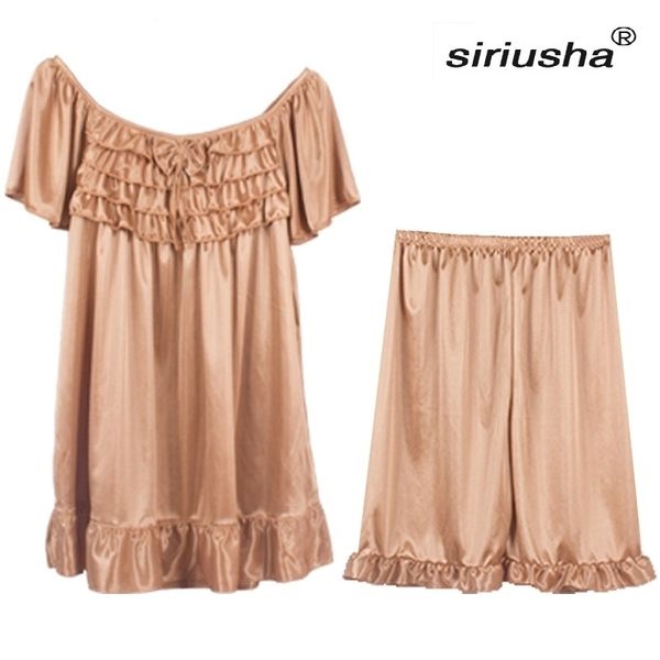 pyjama and summer pajamas shorts suit large size can wear 100 kg three kinds of collars different styles s68 y200425, Black;red
pyjama and summer pajamas shorts suit large size can wear 100 kg three kinds of collars different styles s68 y200425, Black;red