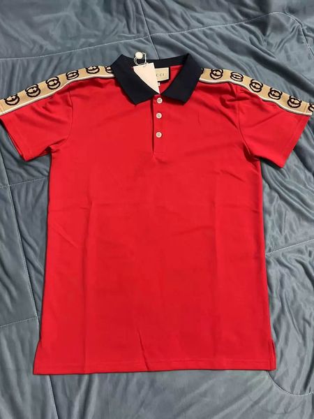 2022 designer brand polo shirt mens luxury t shirts polos floral embroiderystriped high street famous print men poloshirts#m-3xgsg0022, White;black
2022 designer brand polo shirt mens luxury t shirts polos floral embroiderystriped high street famous print men poloshirts#m-3xgsg0022, White;black