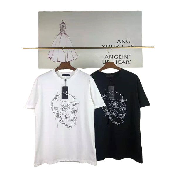 mens letter print t shirts fashion designer summer short sleeve tee men s clothing luxury clothes paris street tees5, White;black
mens letter print t shirts fashion designer summer short sleeve tee men s clothing luxury clothes paris street tees5, White;black