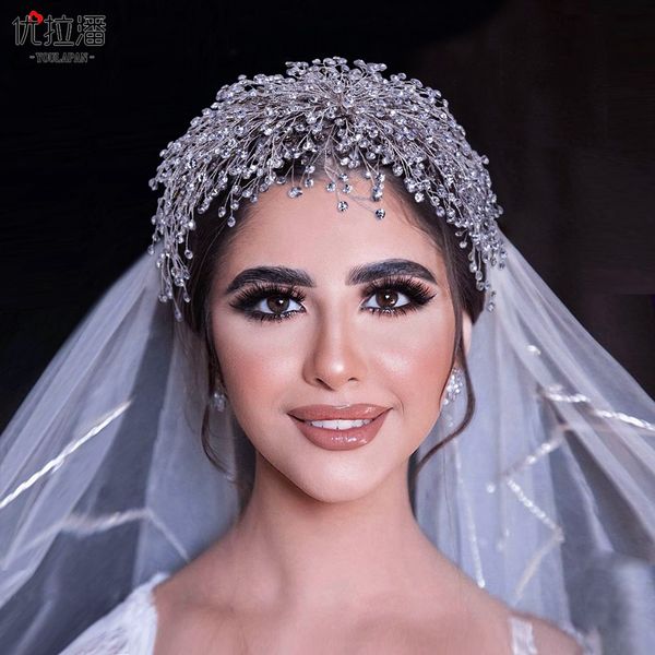 fireworks diamond tiara baroque crystal bridal headwear crown rhinestone with wedding jewelry hair accessories bridal crowns headpieces hp43, Silver
fireworks diamond tiara baroque crystal bridal headwear crown rhinestone with wedding jewelry hair accessories bridal crowns headpieces hp43, Silver