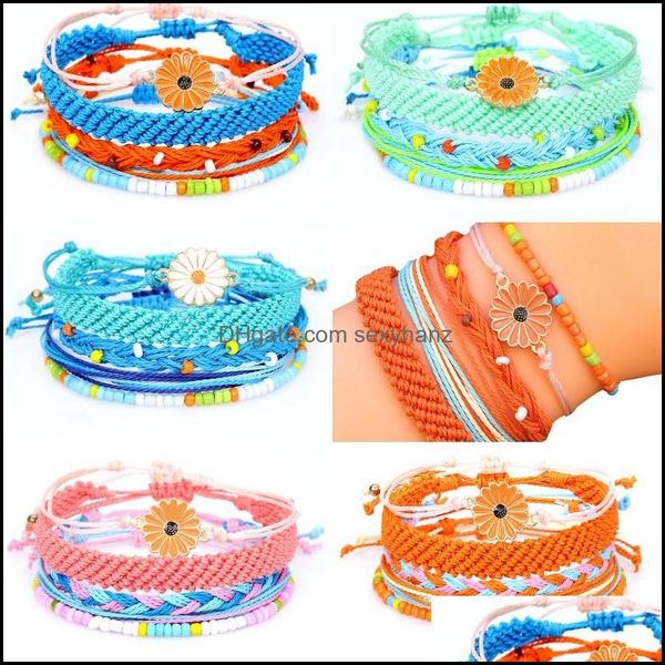 other bracelets jewelry handmade woven bracelet waterproof adjustable bohemian set braided string bangle g dhdb3, Golden;silver
other bracelets jewelry handmade woven bracelet waterproof adjustable bohemian set braided string bangle g dhdb3, Golden;silver