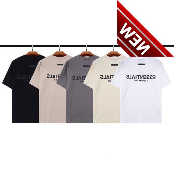 21ss fashion essentials back rubber strip letter short sleeve unisex, White;black 
21ss fashion essentials back rubber strip letter short sleeve unisex, White;black