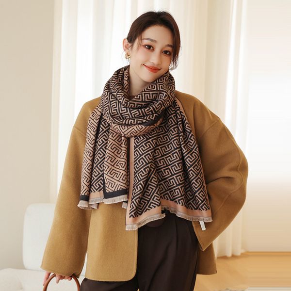 78% offscarf scarf female winter imitation cashmere long shawl korean new thickened warm student neck protection bib2022 latest models, Blue;gray
78% offscarf scarf female winter imitation cashmere long shawl korean new thickened warm student neck protection bib2022 latest models, Blue;gray