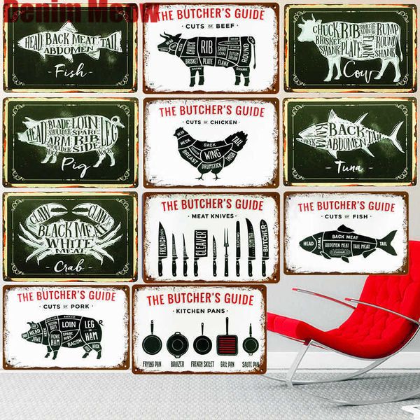butcher's guide vintage metal signs kitchen decorative plates plaque cut beef horse chicken pork poster duck wall stickers
butcher's guide vintage metal signs kitchen decorative plates plaque cut beef horse chicken pork poster duck wall stickers