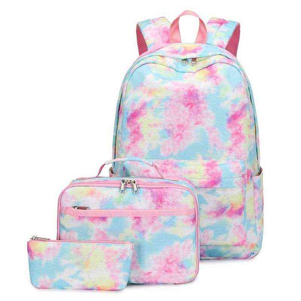 cute backpack with lunch tote pencil bag nylon school bag for teens youth student casual tie dye day backpack l220801
cute backpack with lunch tote pencil bag nylon school bag for teens youth student casual tie dye day backpack l220801