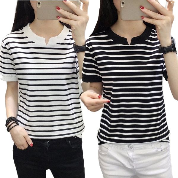 2022 summer new korean women's fat mm size striped t-shirt women's short sleeve loose slim ins coat tide 27ds#, White
2022 summer new korean women's fat mm size striped t-shirt women's short sleeve loose slim ins coat tide 27ds#, White
