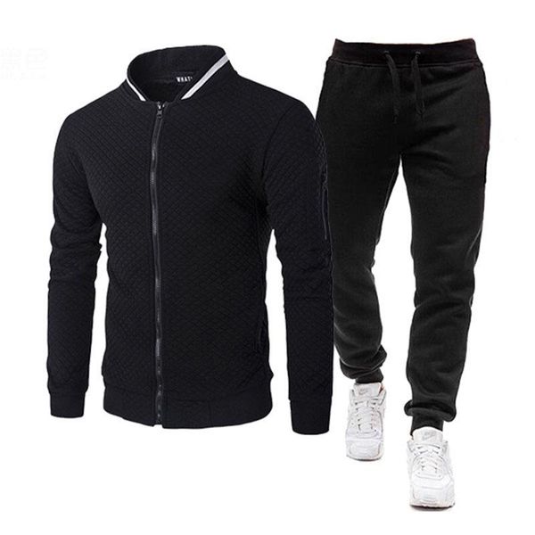 men's tracksuits men polyester sweatshirt sporting fleece 2022 gyms spring jacket + pants casual track suit sportswear fitness, Gray
men's tracksuits men polyester sweatshirt sporting fleece 2022 gyms spring jacket + pants casual track suit sportswear fitness, Gray