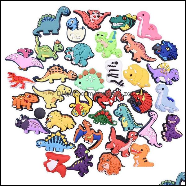 shoe parts accessories shoes pvc cartoon dinosaur decoration charm jibitz for croc charms clog buttons soft rubber pins drop delivery 2021, White;pink
shoe parts accessories shoes pvc cartoon dinosaur decoration charm jibitz for croc charms clog buttons soft rubber pins drop delivery 2021, White;pink