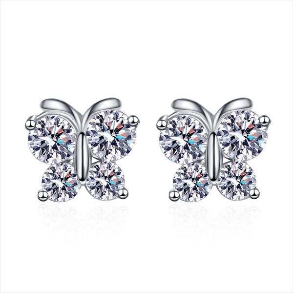 silver plated earrings charms butterfly dream super flash zircon korean women's jewelry, Golden
silver plated earrings charms butterfly dream super flash zircon korean women's jewelry, Golden