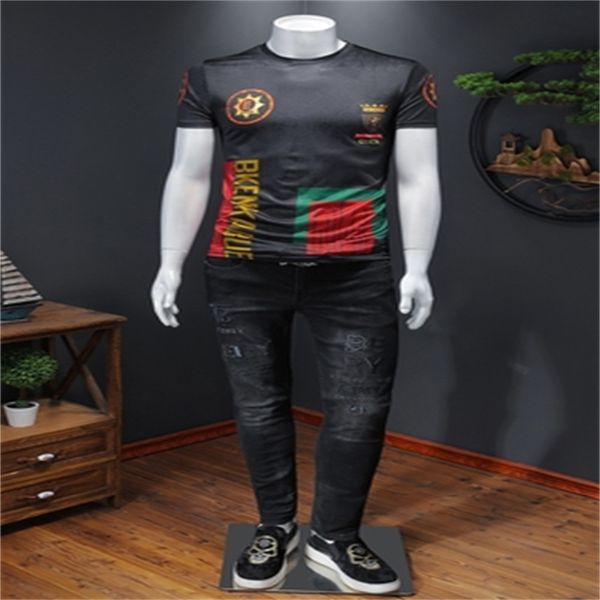 2022 summer clothes cotton men's short-sleeved t-shirts trend digital printing t-shirts business casual gentlemen bottoming shirts rou, White;black
2022 summer clothes cotton men's short-sleeved t-shirts trend digital printing t-shirts business casual gentlemen bottoming shirts rou, White;black
