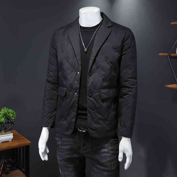 fashion new men's down jacket luxury brand designer wholesale suit collar slim fit thin embroidered casual, Black
fashion new men's down jacket luxury brand designer wholesale suit collar slim fit thin embroidered casual, Black