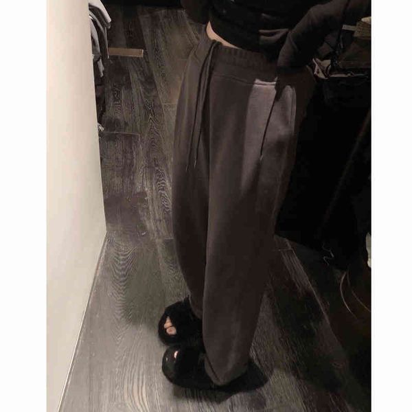 women's pants & capris autumn korean version simple high waist hanging buckle charcoal grey relaxed guard pants straight tube shows thi, Black;white
women's pants & capris autumn korean version simple high waist hanging buckle charcoal grey relaxed guard pants straight tube shows thi, Black;white