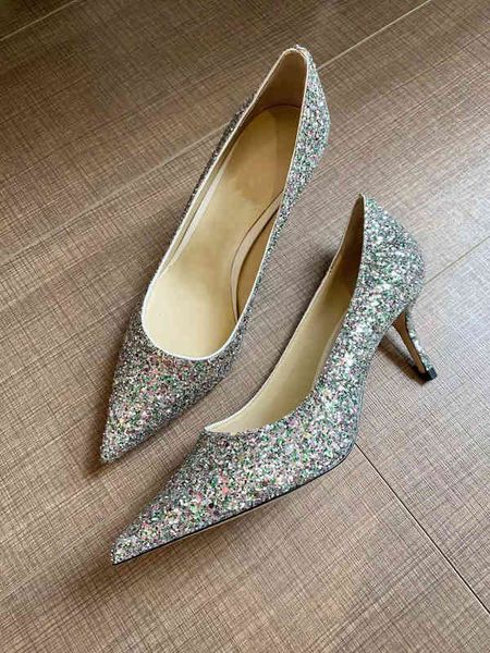 dress shoes jimmy sequin pointed high heels family style wedding shoes fashion single, Black
dress shoes jimmy sequin pointed high heels family style wedding shoes fashion single, Black