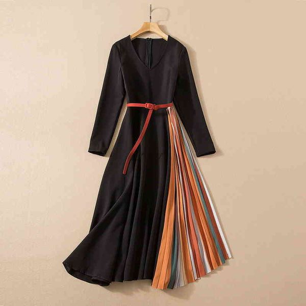 casual dresses xxl color pleated patchwork skirt children's spring and autumn 2022 v-neck long sleeve dress o127, Black;gray
casual dresses xxl color pleated patchwork skirt children's spring and autumn 2022 v-neck long sleeve dress o127, Black;gray