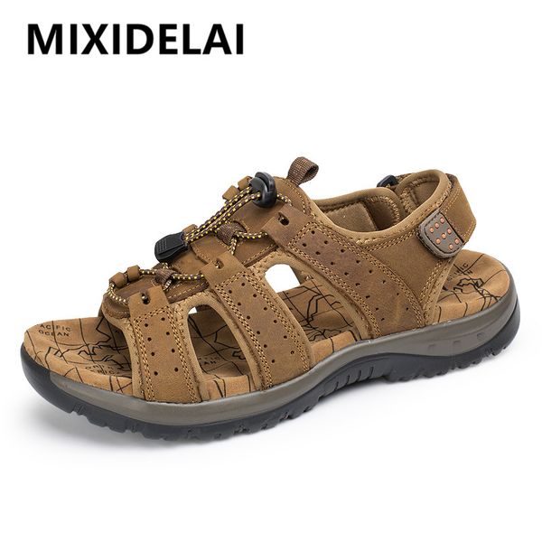 outdoor summer sandals men shoes new genuine leather comfortable beach sandal male sandalias hiking chaussure shoes, Black
outdoor summer sandals men shoes new genuine leather comfortable beach sandal male sandalias hiking chaussure shoes, Black