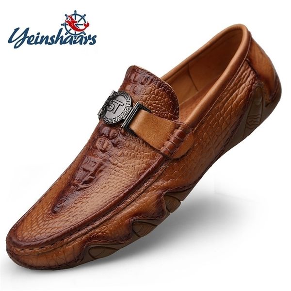 yeinshaars skin loafer men genuine leather slipon handmade man casual shoes drive walk luxury leisure 220708, Black
yeinshaars skin loafer men genuine leather slipon handmade man casual shoes drive walk luxury leisure 220708, Black