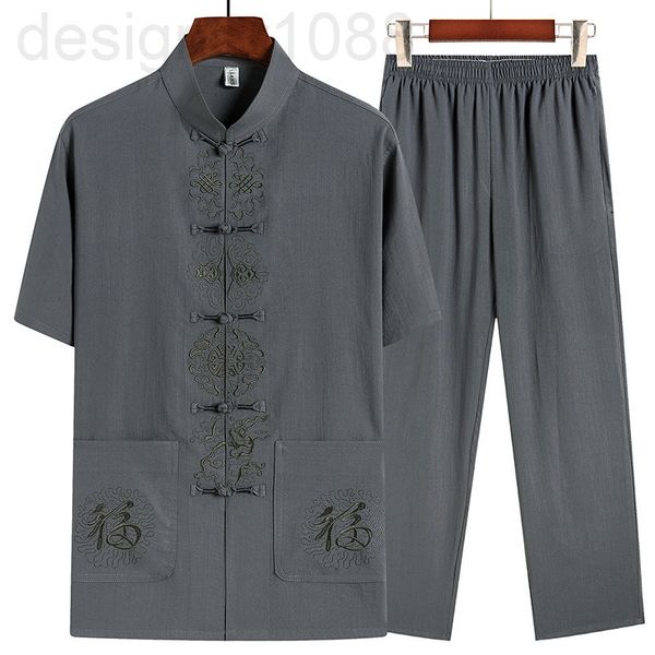 men's trench coats designer tang short sleeved suit middle-aged and elderly summer new loose casual cotton chinese style t-shirt men ie, Tan;black
men's trench coats designer tang short sleeved suit middle-aged and elderly summer new loose casual cotton chinese style t-shirt men ie, Tan;black