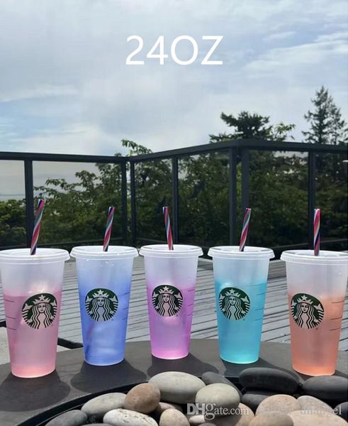 10pcs web celebrity tik tokmermaid starbucks 710ml 24oz tumbler mugs plastic reusable transparent drinking cup with flat cylindrical lid and
10pcs web celebrity tik tokmermaid starbucks 710ml 24oz tumbler mugs plastic reusable transparent drinking cup with flat cylindrical lid and