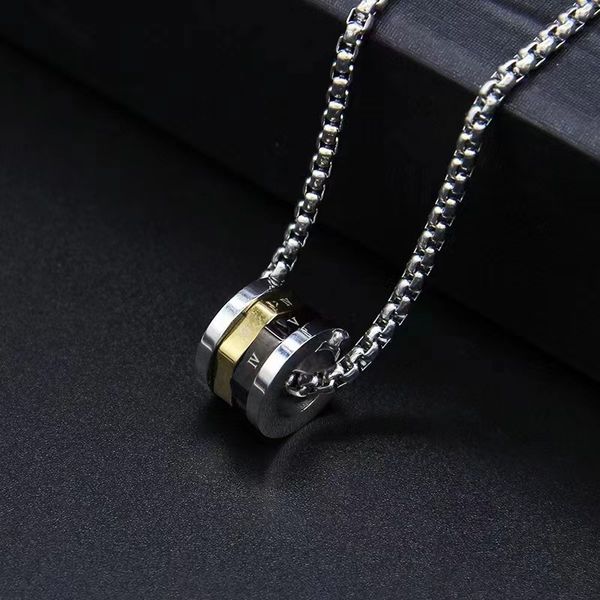 s3055 fashion jewelry titanium steel romanesque digital pendant necklace man women stainless steel necklaces, Silver
s3055 fashion jewelry titanium steel romanesque digital pendant necklace man women stainless steel necklaces, Silver
