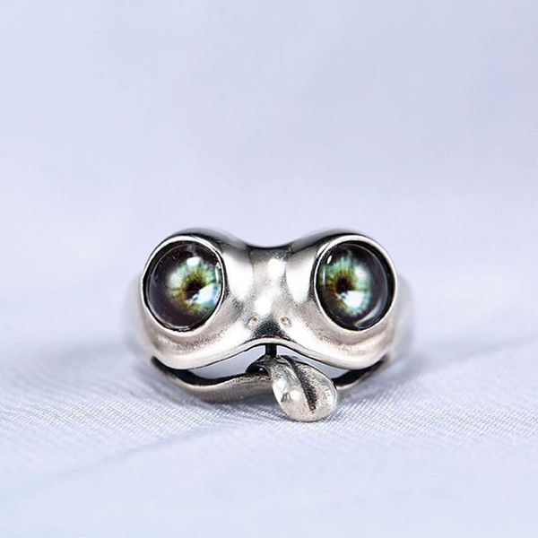 cute tongue twisting frog ring simple design green eyes rings men women silver color engagement wedding jewelry 220716, Slivery;golden
cute tongue twisting frog ring simple design green eyes rings men women silver color engagement wedding jewelry 220716, Slivery;golden