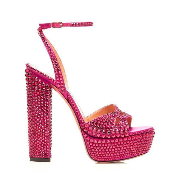 summer green crystal diamond sandals, thick heel waterproof platform toe high heel shoes, size: 34-41,burgundy, Black
summer green crystal diamond sandals, thick heel waterproof platform toe high heel shoes, size: 34-41,burgundy, Black