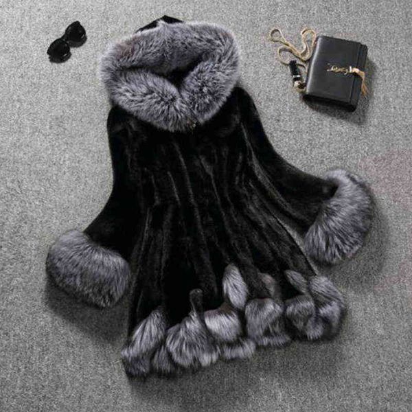faux fur coat women 2022 autumn winter mink fur coat add thick hooded faux overcoat women female outerwear 6xl c71 t220810, Black
faux fur coat women 2022 autumn winter mink fur coat add thick hooded faux overcoat women female outerwear 6xl c71 t220810, Black